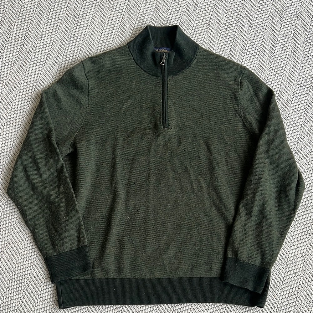 Brooks Brothers extra fine merino Quarter-Zip Sweater